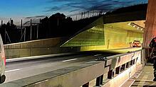 Hier geht es aus dem neuen Tunnel raus: seit Mitte Juli.