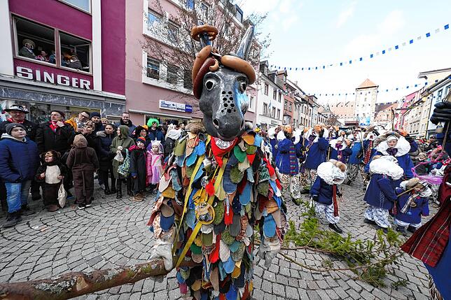 Bild 22: So schön war es am Dienstag beim großen Umzug in Villingen (Teil 2)