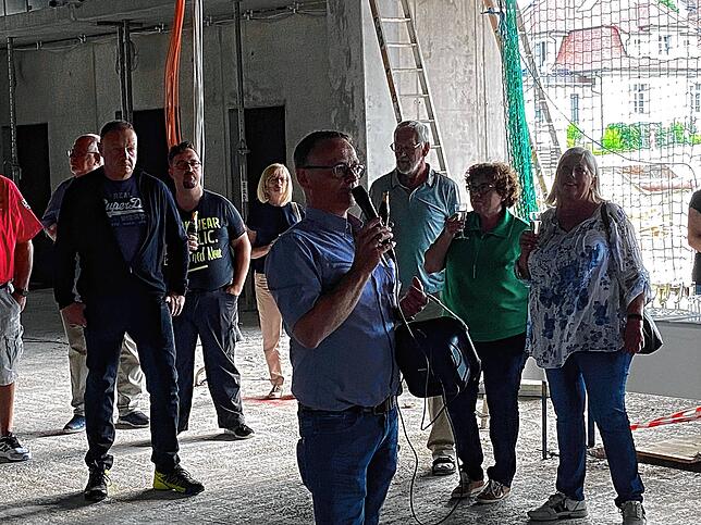 Matthias Schmidt erläutete die Raumplanung.