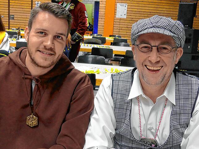 Bürgermeister Maik Lehn (rechts) mit Namensvetter und Amtskollegen Maik Rautenbach aus Veringenstadt. In Bürgermeisterkreisen werden sie ...