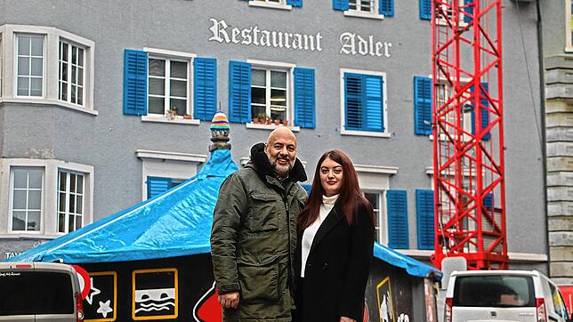 Marino Farinella und Cristina Caraus freuen sich auf die Wiedereröffnung des Laufenburger „Adler“.