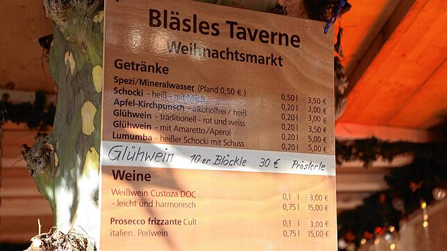 Bild 11: Wo gibt's den günstigsten Glühwein?