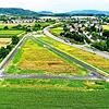Sieht aus der Luft gar nicht so groß aus, das neue Gottmadinger Gewerbegebiet in Bietingen. Auf den 39 000 Quadratmetern will die ...