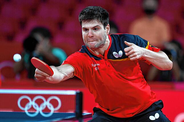 Dimitrij Ovtcharov holte im Einzel Bronze und in der Mannschaft Silber.