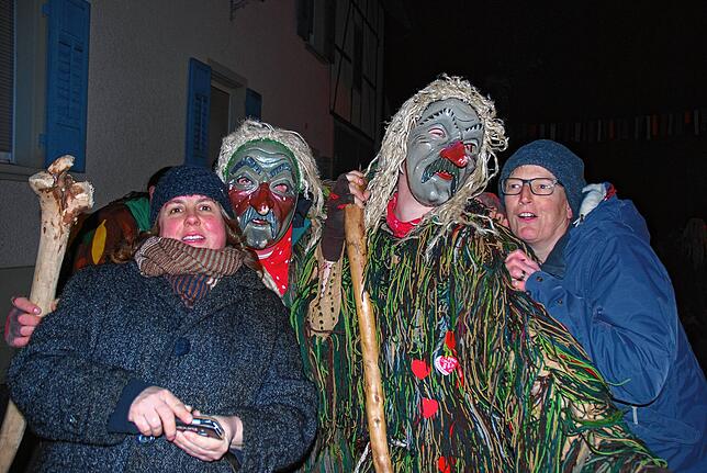 Beim Nachtumzug in Erzingen.