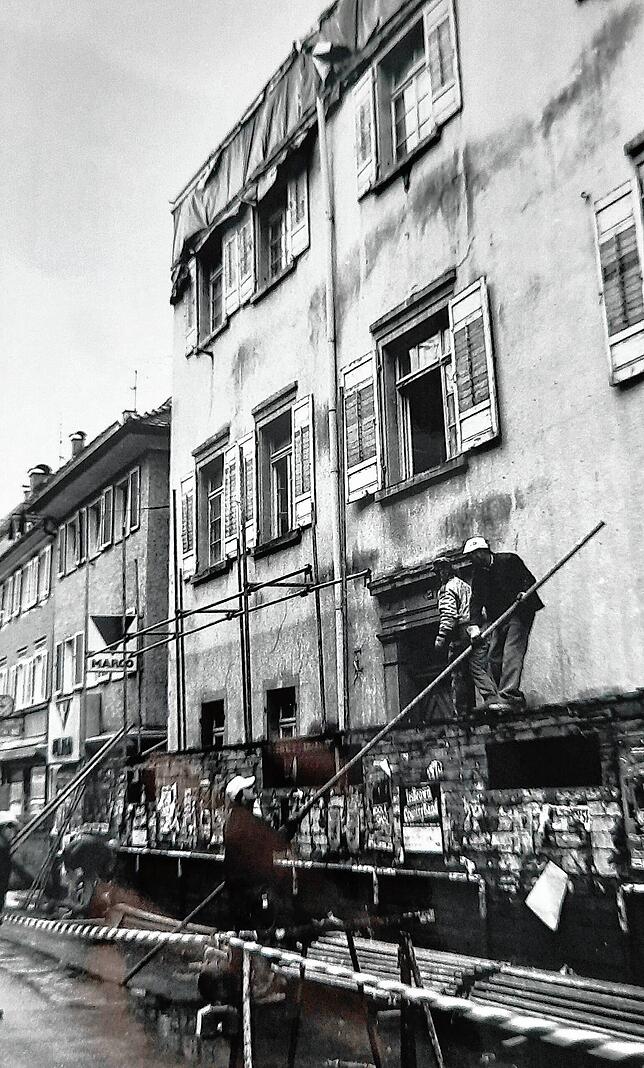 November 1994 &ndash; der Umbau beginnt.