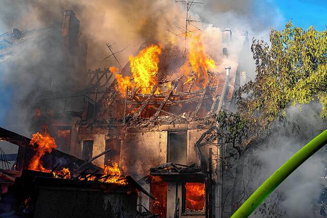 Bild 15: Der Großbrand in Villingen in Bildern: So schlimm wütete das Feuer in der Innenstadt