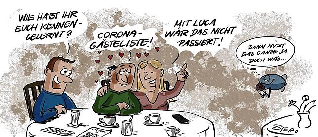 Bild 2: Die Karikatur der Woche: Wie weit weg ist noch zu nah dran?