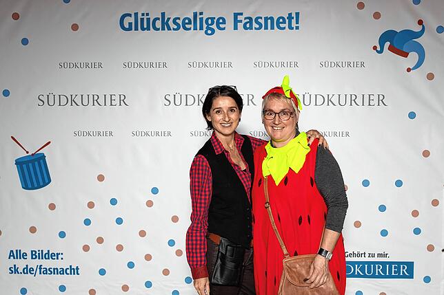 SÜDKURIER Fotowand beim Stockacher Narrengericht 2020