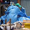 Eine Aufnahme vom Januar 2021 in einer Klinik in Ludwigsburg: Die Zahl der Intensivpatienten ist in der Omikronwelle geringer als in den ...
