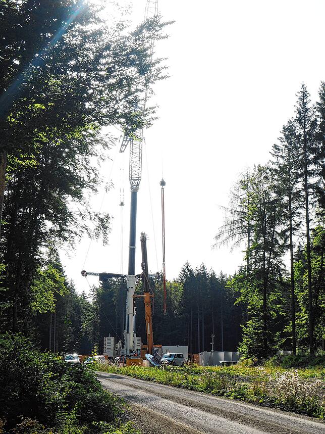 Bis Juli 2026 sollen die Windräder auf der Länge bei Hüfingen stehen.