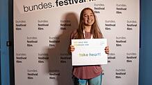 Lilith Jörg hat beim Bundes.Festival.Film. in Augsburg den Deutschen Jugendfilmpreis für ihren Animationsfilm &bdquo;Take Heart&ldquo; ...