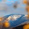 Der letzte Schnee auf dem Gipfel und im Vordergrund die blühenden Forsythien: So hat Leser Harald Höfler dieser Tage den Belchen ...