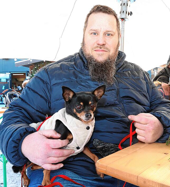 Michael Steffen mit seiner Mascha.