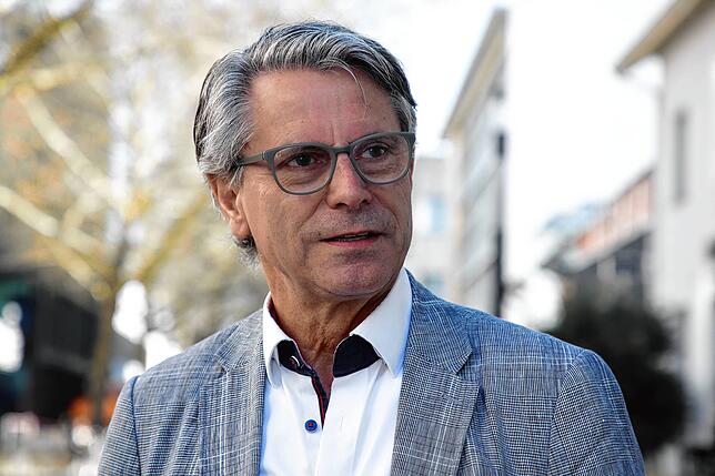 Der Singener Einzelhandelsvorsitzender Hans Wöhrle ist etwas besorgt über den Rückgang von Schweizer Kunden.