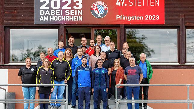 Zur Abschlussbesprechung für das Stetten-Turnier an Pfingsten 2023 in Stetten/Hohentengen trafen sich die Vereinsvertreter der ...