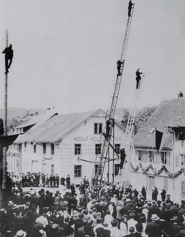 Eine Übung anlässlich der 60-Jahr-Feier im Jahre 1929.