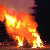 Den Abschluss bildet auch in dieser Fasnet das Abbrennen des Funkens am Sonntag, 6. März.