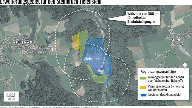Bild : Bürger sorgen sich wegen der möglichen Erweiterung des Tiefensteiner Steinbruchs um ihre Gesundheit und haben Angst vor Schäden