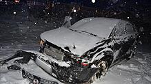Bild : Winterunfälle mit vier Verletzten