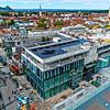 Der Baukran ist Geschichte und der Rohbau nun komplett abgeschlossen: Ein aktuelles Luftbild vom Cano.
