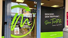 Hier geht es rein in den Tante-M-Laden: Geöffnet ist derzeit an sieben Tagen die Woche jeweils von 6 bis 22 Uhr.