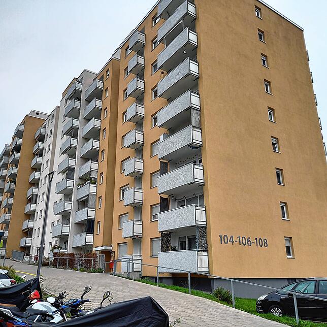Die Vonovia-Siedlung in der Schwaketenstraße in Konstanz. Schon oft hat es hier Wirbel um Modernisierungsmaßnahmen des Wohnbaukonzerns ...