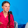 Greta Thunberg bei ihrer viel beachteten Ansprache vor dem UN-Klimagipfel bei den Vereinten Nationen.