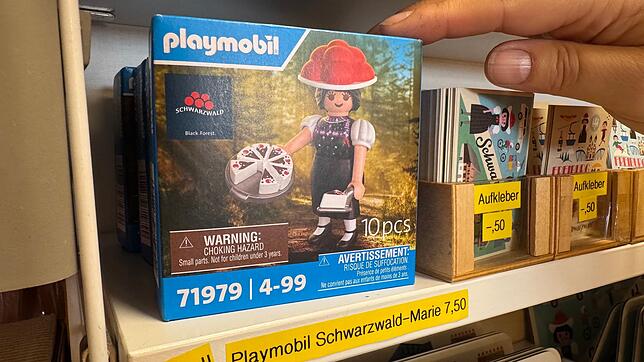 Einen Tag im Verkauf - und mancherorts schon nicht mehr zu bekommen: die Playmobil-Sonderfigur «Schwarzwald Marie».