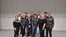 Der Vorstand des SV Waldhaus (von links): Lisa Baumgartner, Markus Birkenberger, Simone Sternberg, Stefan Vogelbacher, Angelika Bächle, ...