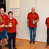 Seit zehn Jahren sind Sandra (von links), Martin und Monika Huber sowie Bernd Schöneck im Musikverein Mönchweiler aktiv. Über ihre ...