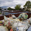 Ein Container mit Gelben Säcken auf dem Recyclinghof in Bad Säckingen. Bei den Wertstoffen hat der Landkreis Waldshut weiter die Nase vorn.