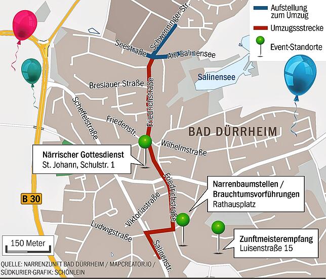 Bild 2: Narrenzunft feiert 100. Jubiläum mit riesigem Fest