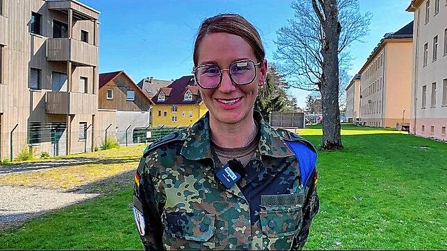 Thora S. ist Hauptfeldwebel und Versorgungstruppführerin.