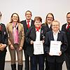 Beim DRK-Ortsverein Meßkirch wurden langjährige Vereinsmitglieder geehrt. Hinten von links: DRK-Kreisbereitschaftsleiter Ralph Grad, ...