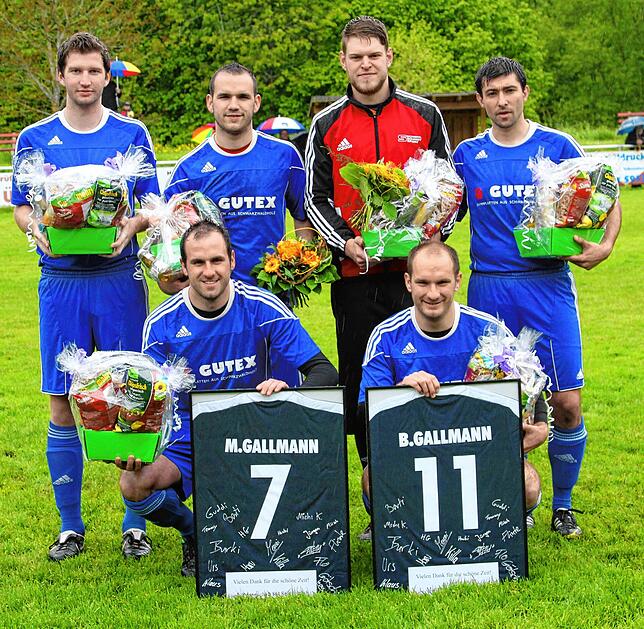 Comeback: Im Mai 2013 wurden bei der damaligen SG Schlüchttal mehrere Spieler verabschiedet. Unter anderem die Gallmann-Brüder Klaus ...