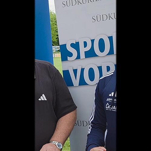 Jason Cerimi beim Bezirksliga-Querpass
