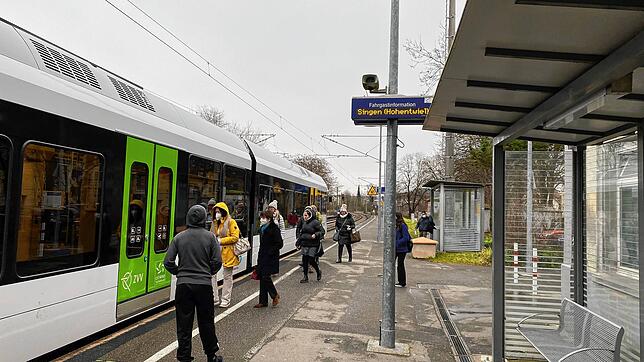 Am Bahnhof Gottmadingen steigen die meisten Fahrgäste aus und ein. Hier kommt es oft zu Haltezeitüberschreitungen.