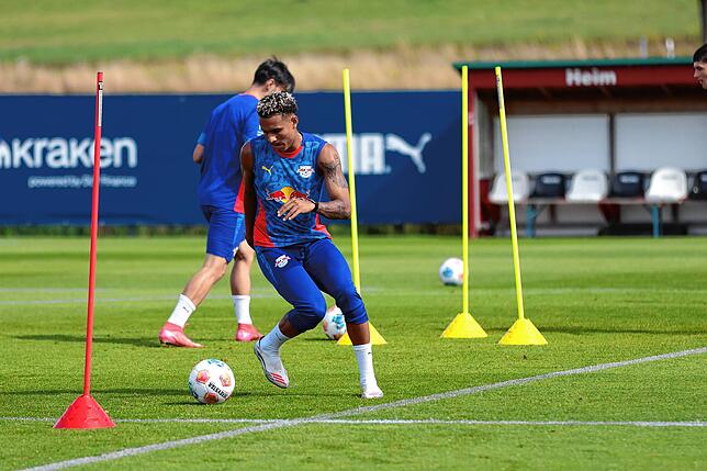 Bild 2: Erstes Training von RB Leipzig beim SV Aasen – wir haben Fotos!