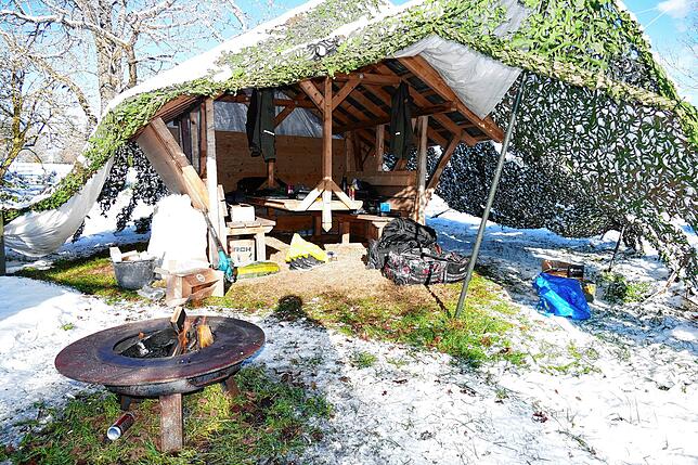 Die Anlage hat neben Paintball noch einiges rund um das Thema „Outdoor“ zu bieten.