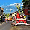 Die Freiwillige Feuerwehr Markdorf war am Montagabend in der Ravensburger Straße im Einsatz.