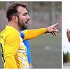 Yannick Stadelhofer (links), Spielertrainer der SG Dettingen-Dingelsdorf und Bahadir Livgökmen, Trainer des SV Denkingen.