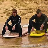 Auf Fuerteventura 2011: Ziemlich anstrengend so ein Surfkurs...