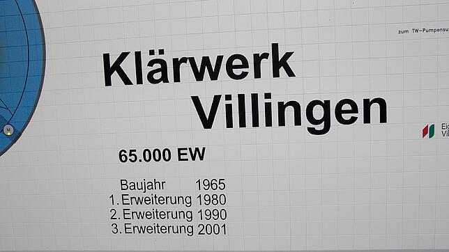 Bild : So funktioniert das Villinger Klärwerk