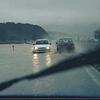 Die Straßen standen voll mit Wasser: Hier die B&nbsp;34 bei Schwörstadt beim Februarhochwasser.