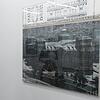 Eine Frau betrachtet in der Kunsthalle Messmer in Riegel eine Zeichnung des verhüllten Berliner Reichtstagsgebäudes der Künstler Christo ...