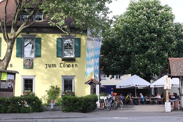 Das Gasthaus zum Löwen in Rielasingen.