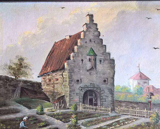 Das äußere Grundtor von Überlingen. Bis zum inneren Grundtor hatte sich eine Art Niemandsland befunden.