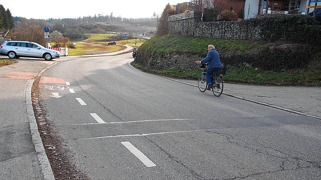 Der Ortschaftsrat Minseln drängt auf eine Lösung bei der für Radfahrer gefährlichen Querung.