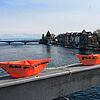 Im April 2020 machten überall in Konstanz orangene Papierschiffchen auf die aussichtslose Situation von Geflüchteten aufmerksam. Die ...